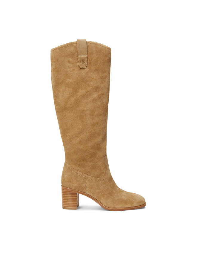 LAUREN RALPH LAUREN Kozačky Lauren Ralph Lauren 802942520001 Hnědá