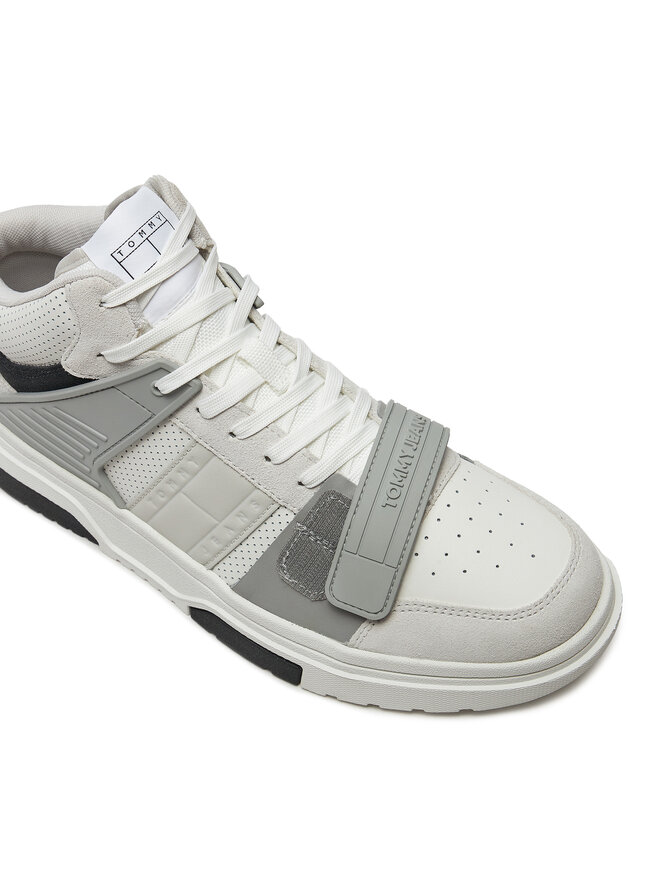 Tommy Jeans Sneakersy Tommy Jeans The Brooklyn Urban Mid EM0EM01415 Szary