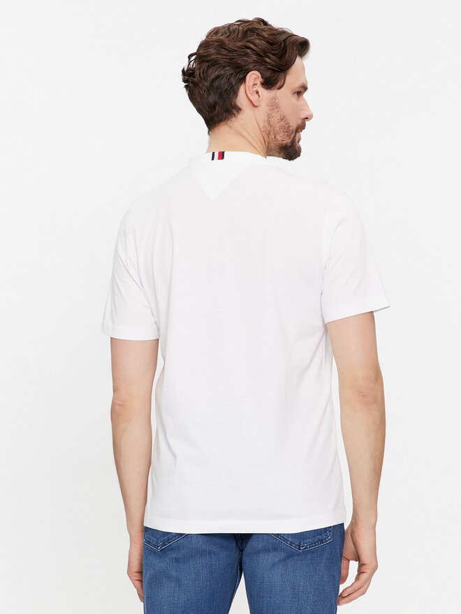 Tommy Hilfiger Tommy Hilfiger Camiseta Monotype MW0MW33688 Blanco Regular Fit