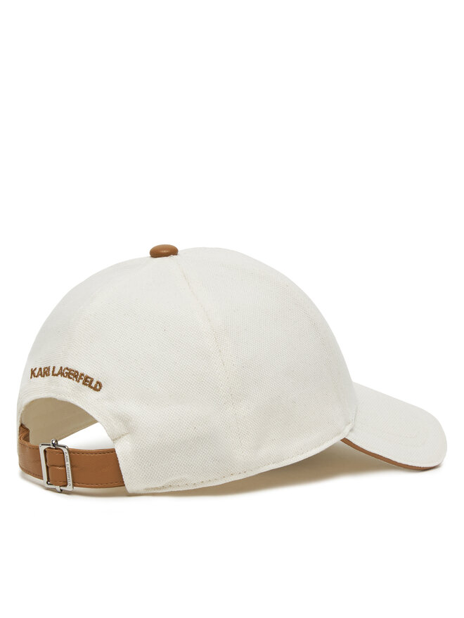 KARL LAGERFELD Baseball sapka KARL LAGERFELD A2W33009 Ekru