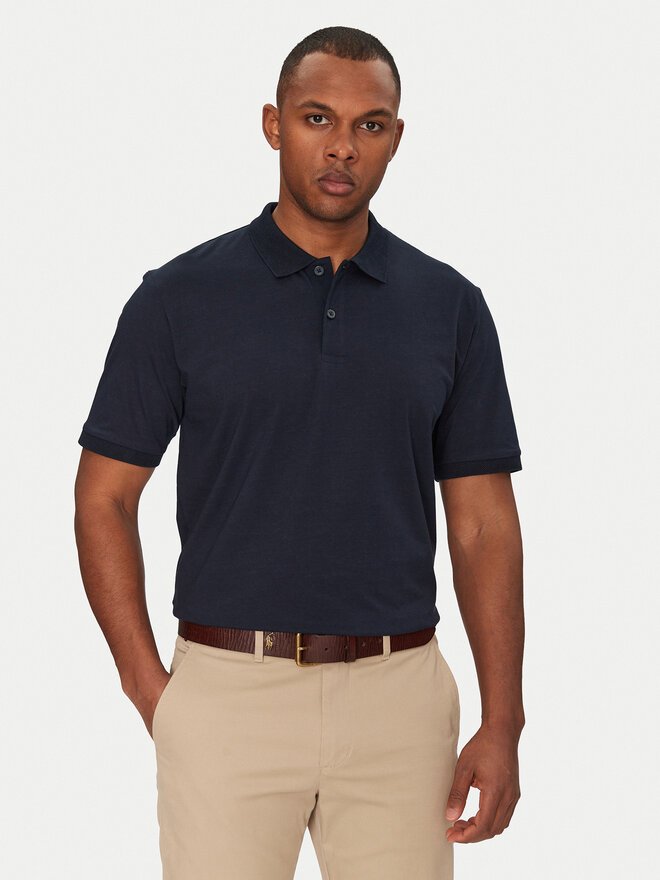 Jack&Jones Jack&Jones Polo marškinėliai Jaxon 12268227 Tamsiai mėlyna Regular Fit