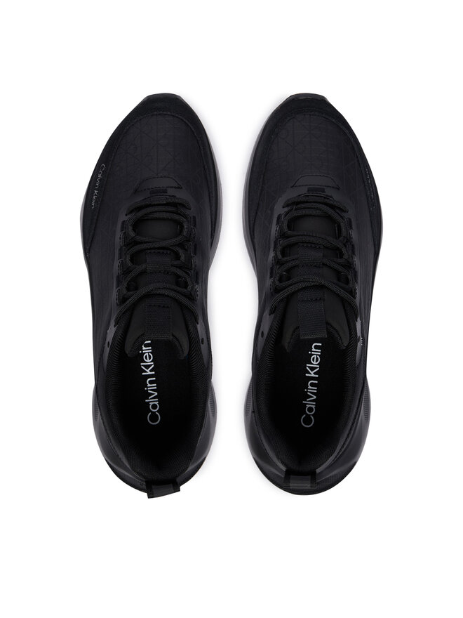 Calvin Klein Sneakers Calvin Klein Light Eva Runn Laceup Aop HW0HW03292 Schwarz