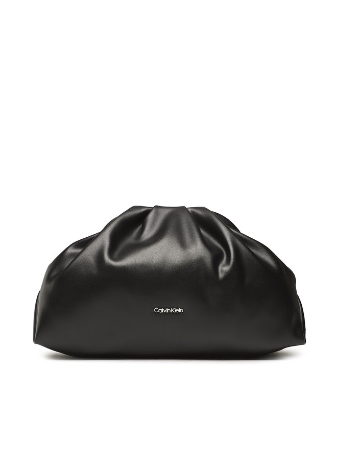 Calvin Klein Handtasche Calvin Klein Soft Nappa Clutch K60K610159 Schwarz