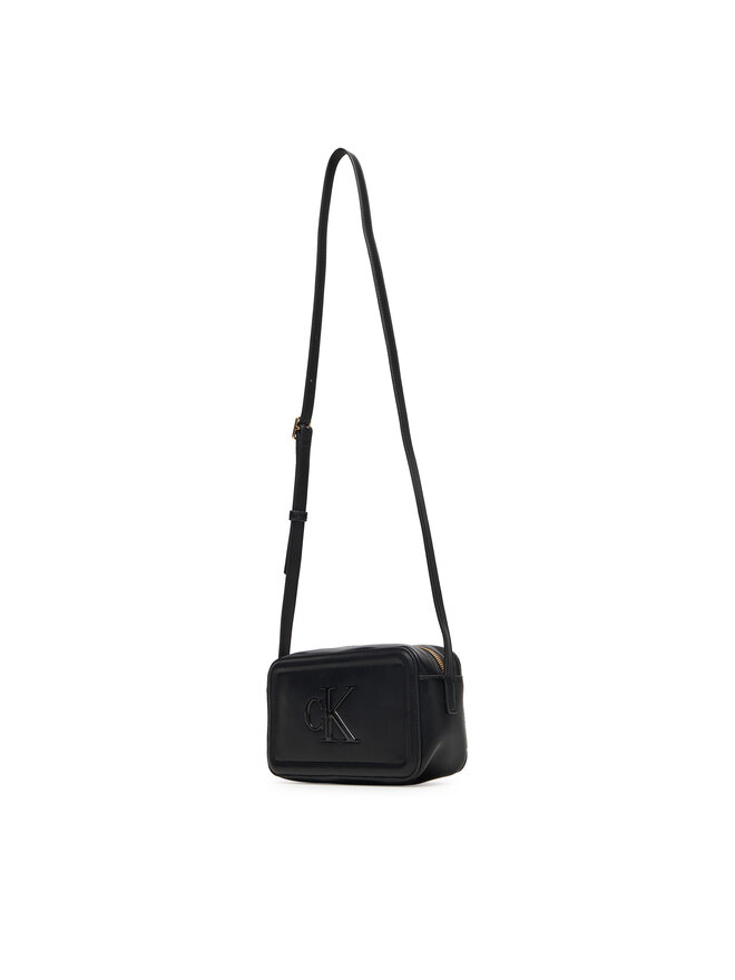 Calvin Klein Handtasche Calvin Klein Bold Ck Camera Bag LV04F3220G Schwarz
