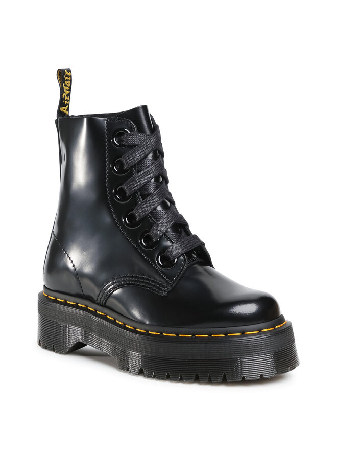 Chaussures Rangers Dr. Martens Molly 24861001 Noir chaussures