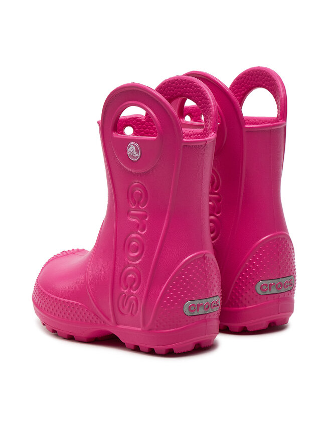 Crocs Гумени ботуши Crocs Handle It Rain Boot Kids 12803 Розов