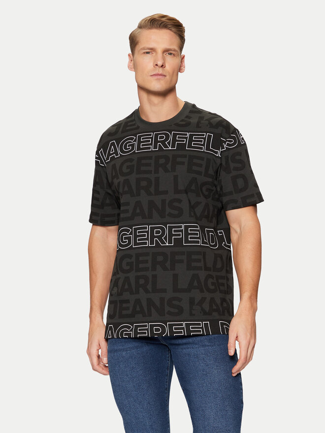 KARL LAGERFELD KARL LAGERFELD T-Shirt A1M17114 Μαύρο Regular Fit