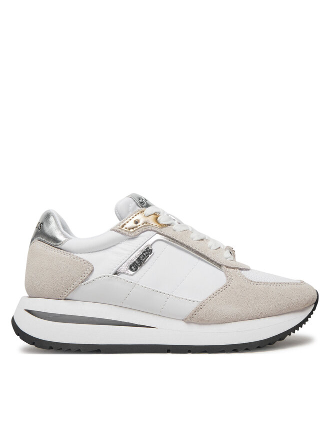 Guess Sneakersy Guess FLPEGY FAB12 Biela
