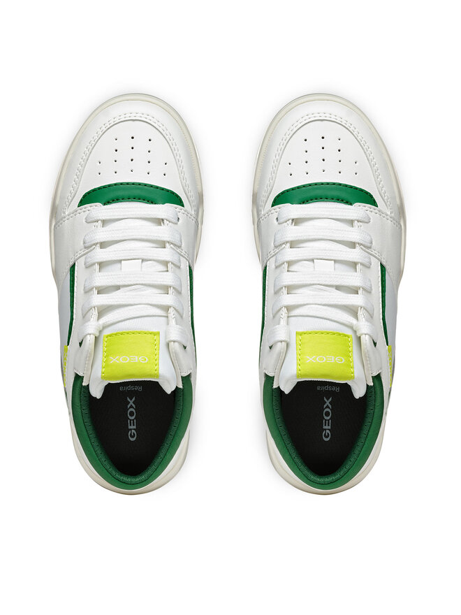 Geox Sneakersy Geox J557RA 054FU C0547 S Bílá