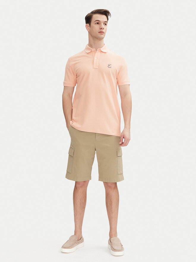 INDICODE INDICODE Поло Wadim 40-913 Рожевий Regular Fit