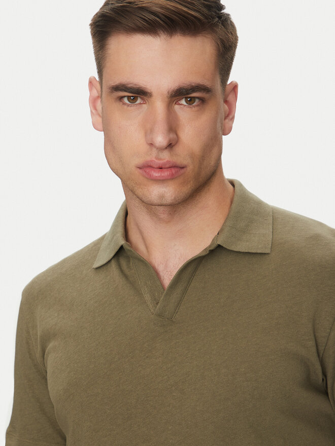 Marc O'Polo Marc O'Polo Poloshirt M23 2091 53026 Khakifarben Regular Fit