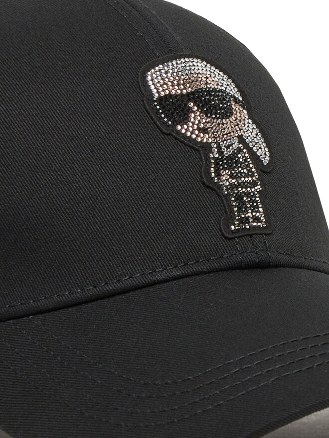 KARL LAGERFELD Kapa s šiltom KARL LAGERFELD A2W33062 Črna