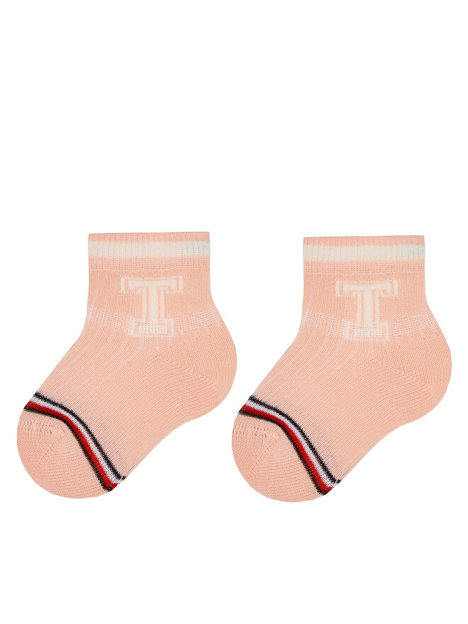Tommy Hilfiger 2er-Set hohe Kindersocken Tommy Hilfiger 701224996 Rosa