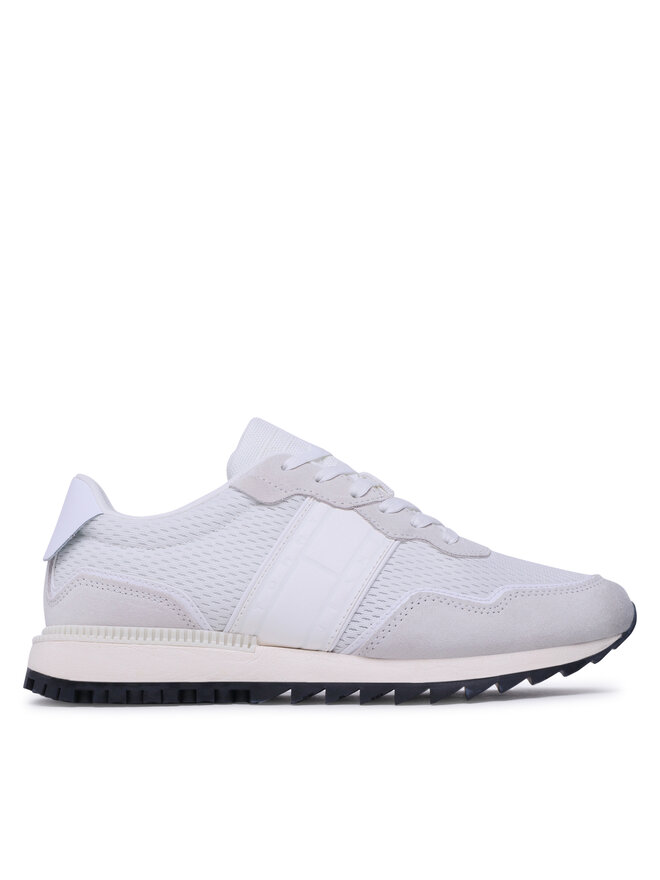 Tommy Jeans Sneakers Tommy Jeans Runner Mix Material EM0EM01167 Weiß