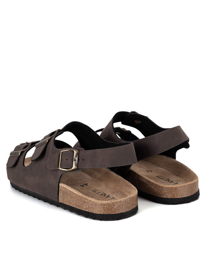 Lanetti Σανδάλια Lanetti 7410990012 Καφέ