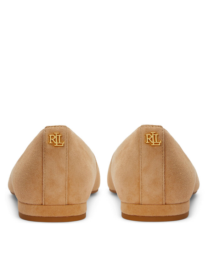 LAUREN RALPH LAUREN Baleriny LAUREN RALPH LAUREN 802871265007 Brązowy