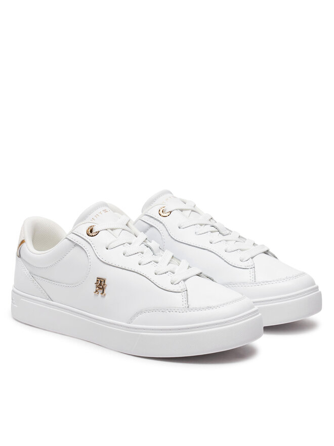 Tommy Hilfiger Sneakers Tommy Hilfiger Essential Chic Court Sneaker FW0FW08322 Alb