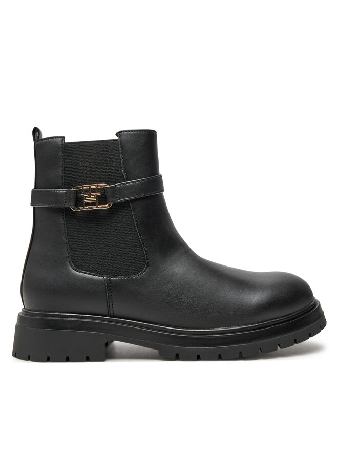 Tommy Hilfiger Ботильйони Tommy Hilfiger Chelsea Boot T3A5-33572-1351 S Чорний