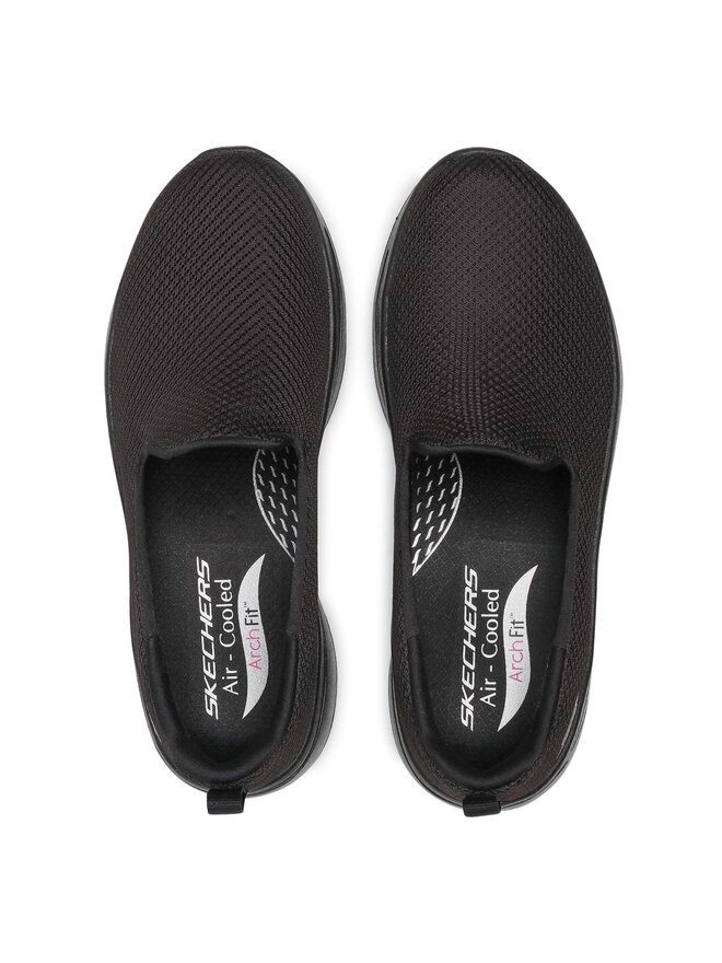 Skechers Scarpe basse Skechers Go Walk Arch Fit 124401/BBK Nero