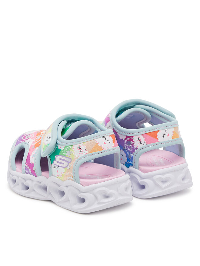 Skechers Sandály Skechers Heart Lights Sandals-Cutie Clouds 302977N/TQMT Tyrkysová