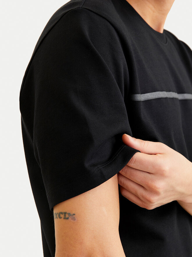 Jack&Jones Jack&Jones Marškinėliai Fusion 12273120 Juoda Regular Fit