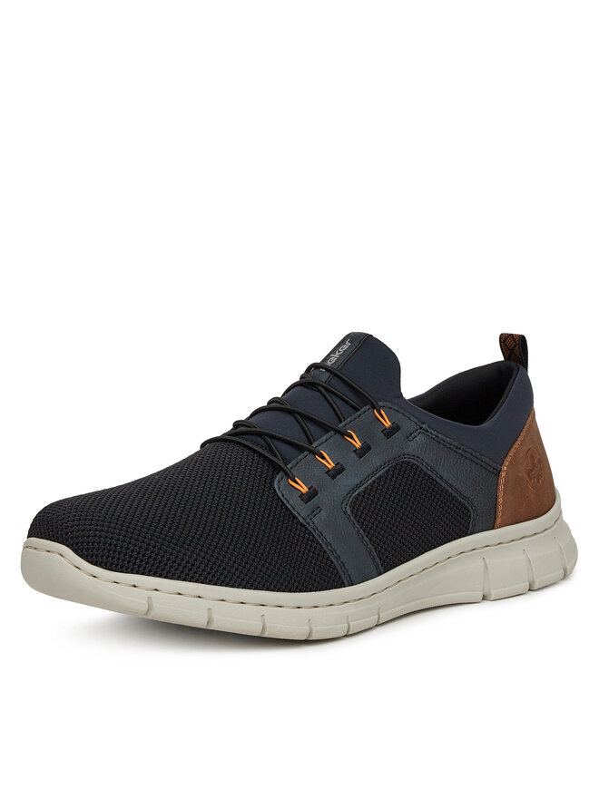 Rieker Sneakersy Rieker B7796-14 Tmavomodrá