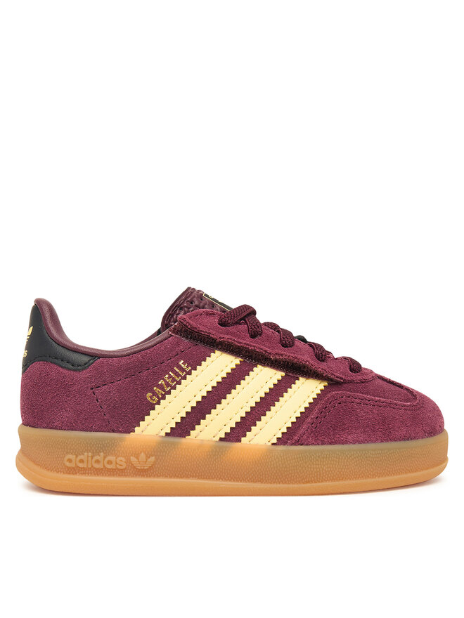 adidas Sneakers adidas Gazelle Indoor Comfort Closure Elastic KI7355 Dunkelrot