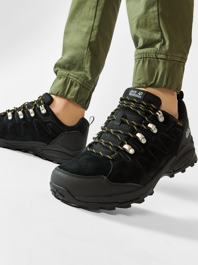 Jack Wolfskin Scarpe da trekking Jack Wolfskin Refugio Texapore Low M 4049851 Nero