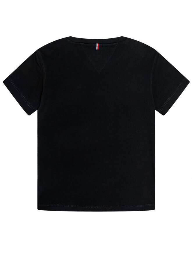 Tommy Hilfiger Tommy Hilfiger Majica KB0KB04142 S Črna Regular Fit