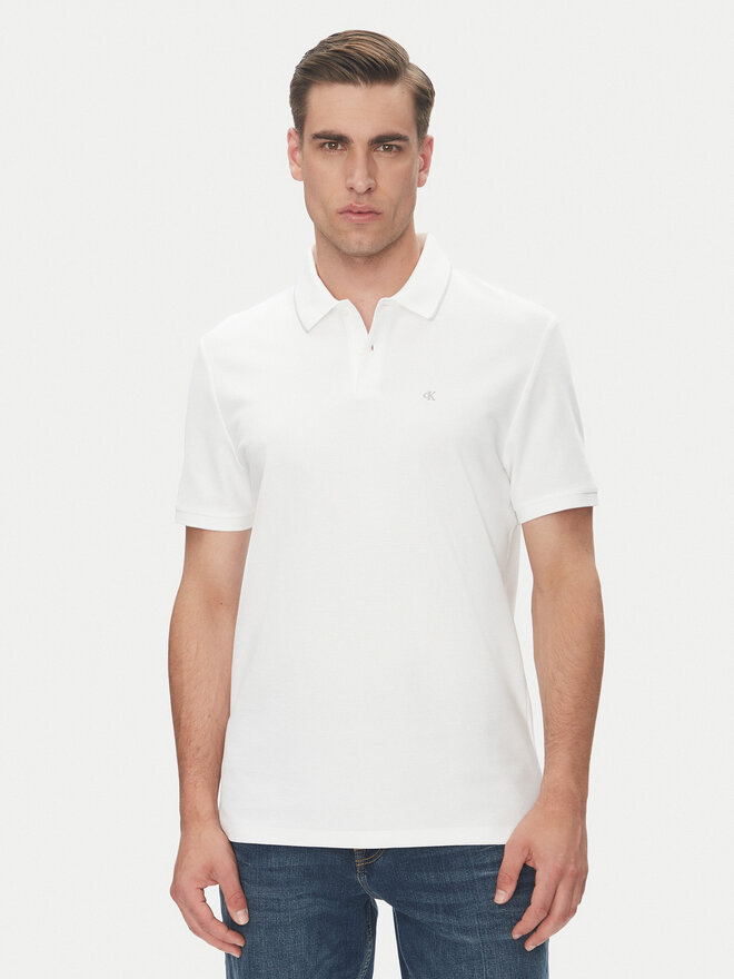 Calvin Klein Calvin Klein Polo marškinėliai LV04LC239G Balta Regular Fit