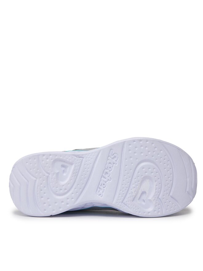 Skechers Kozačky Skechers Heart Lights Sweet Styling 302668L/SMLT Stříbrná