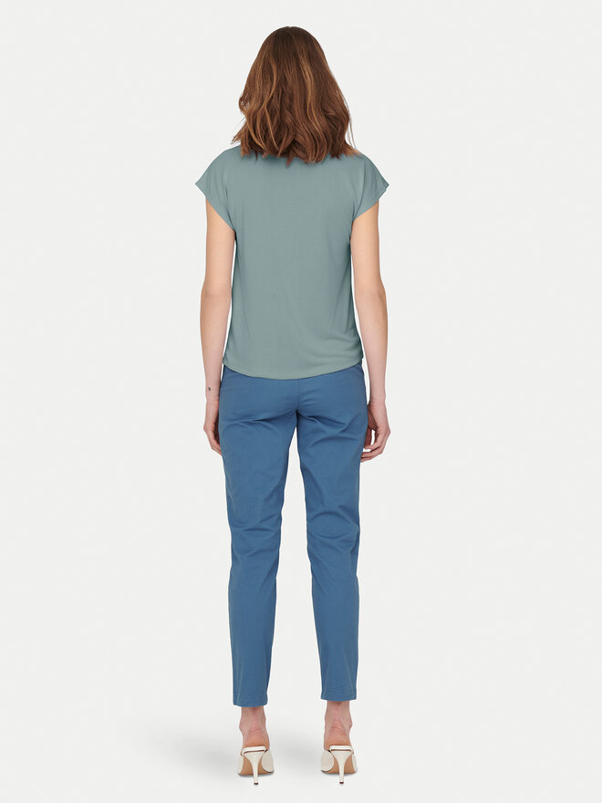 ONLY ONLY Marškinėliai Free 15287041 Žalia Regular Fit