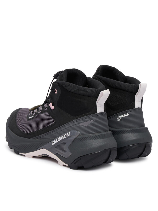 Salomon Trekkingschuhe Salomon Genesis Mid GTX L45409700 Dunkelgrau