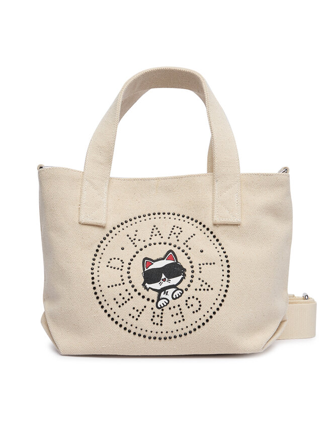 KARL LAGERFELD Handtasche KARL LAGERFELD B2W50089 Creme