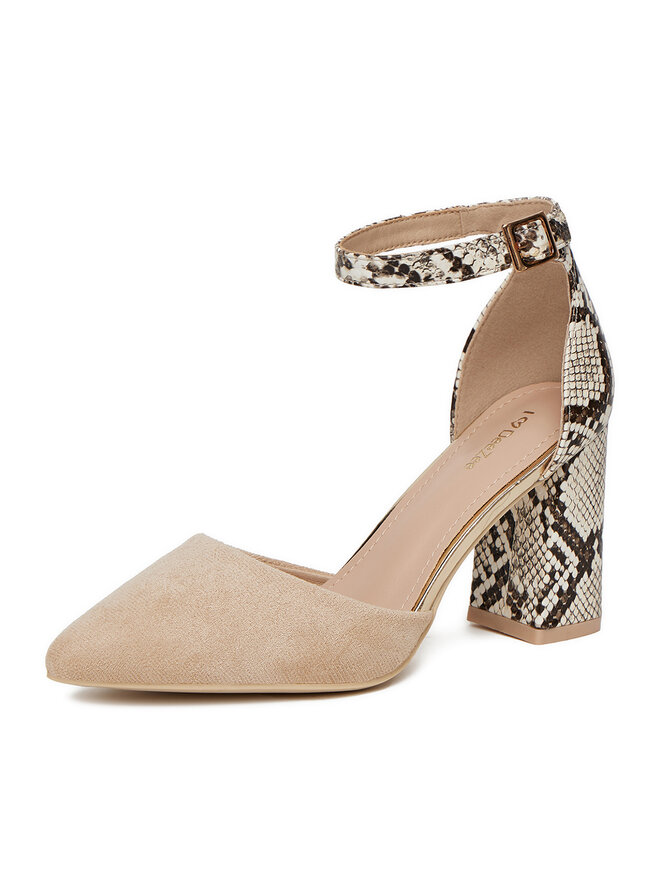 DeeZee Pumps DeeZee FERRI1 Beige
