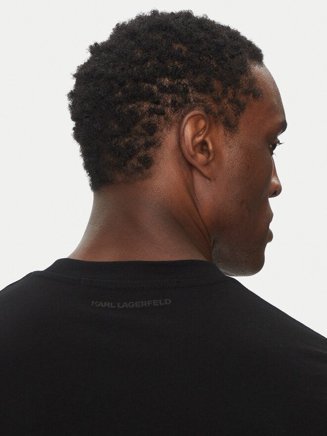 KARL LAGERFELD KARL LAGERFELD Camiseta 755710 500224 Negro Regular Fit