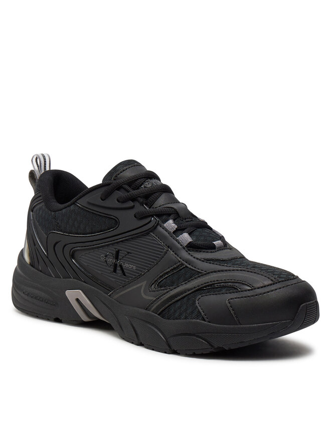 Calvin Klein Jeans Laisvalaikio batai Calvin Klein Jeans Retro Tennis Low Mix Ml Met YM0YM00931 Juoda