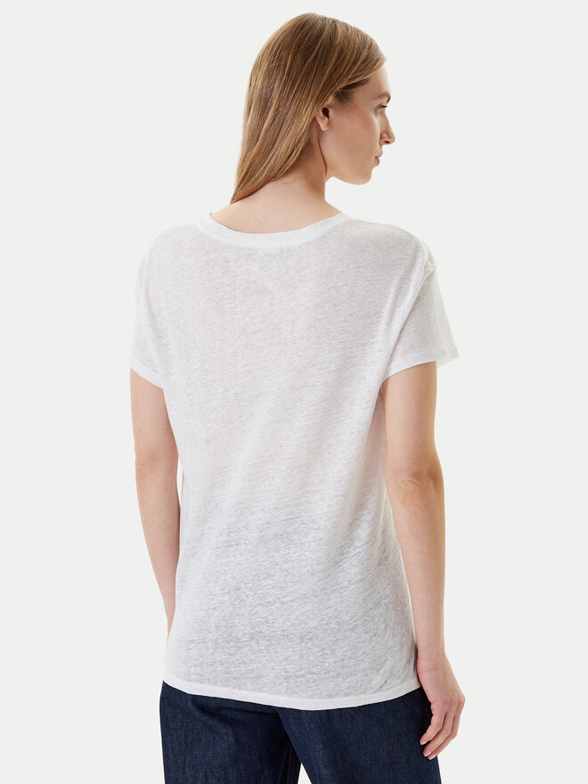 United Colors Of Benetton United Colors Of Benetton T-Shirt 37UJD401Q Λευκό Regular Fit