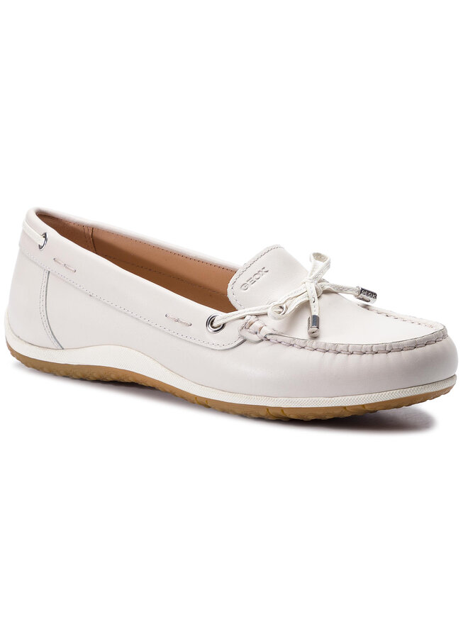 Geox Mokasyny Geox D Vega Moc B D92DNB 043BC C1002 Biały