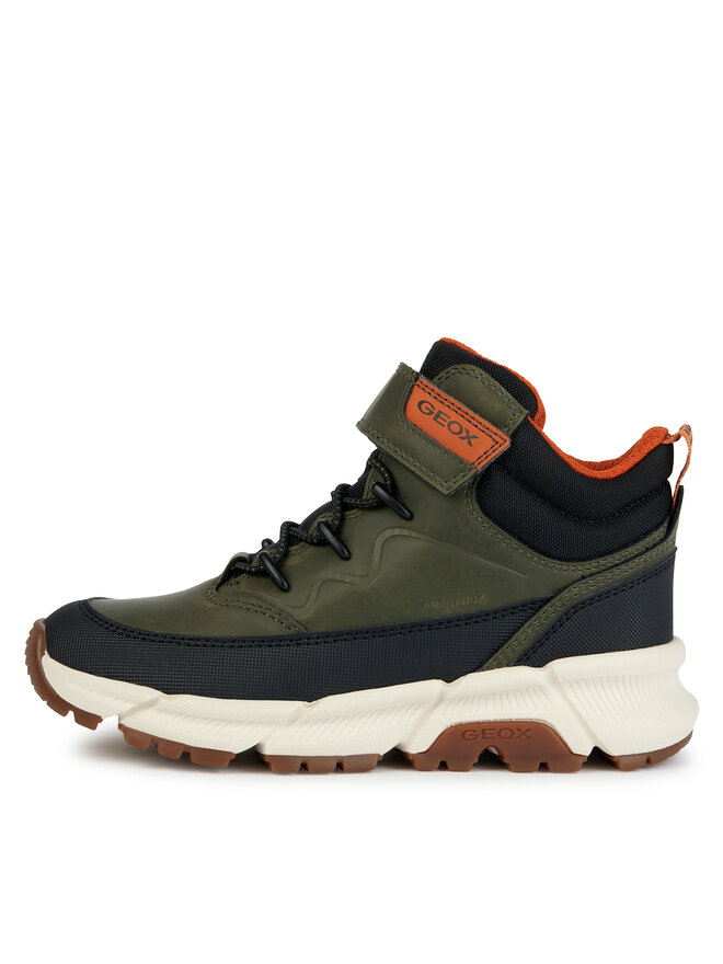 Geox Cizme Geox J Flexyper Plus Boy J36LCG 0MEFU C0623 M Kaki