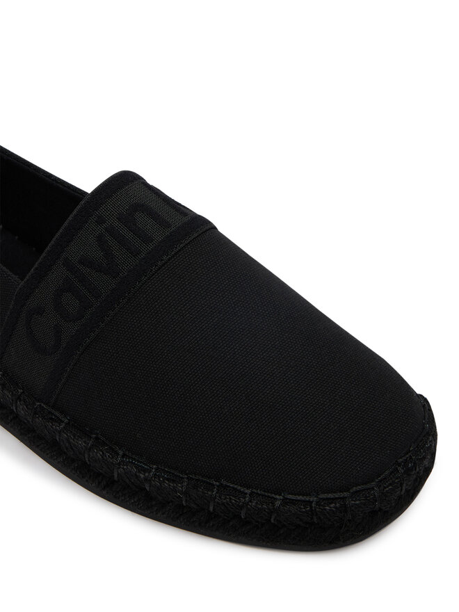 Calvin Klein Espadrilles Calvin Klein Oblique Espadrille Webbing HW0HW02934 Schwarz