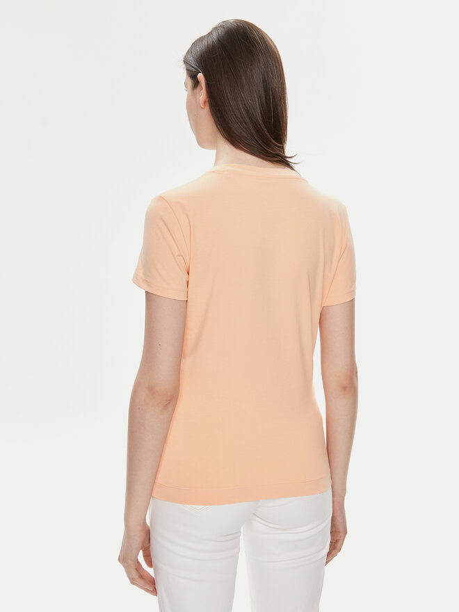 Guess Guess Póló W4GI24 J1314 Narancssárga Slim Fit