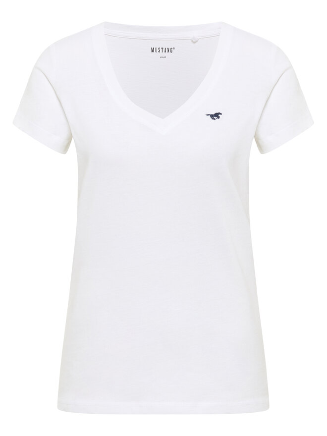 Mustang Mustang Marškinėliai Beverly 1016517 Balta Slim Fit