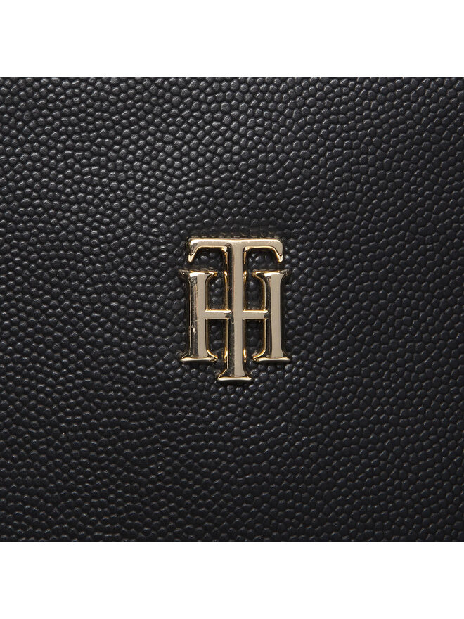 Tommy Hilfiger Handtasche Tommy Hilfiger Th Timeless Work Bag AW0AW13159 Schwarz