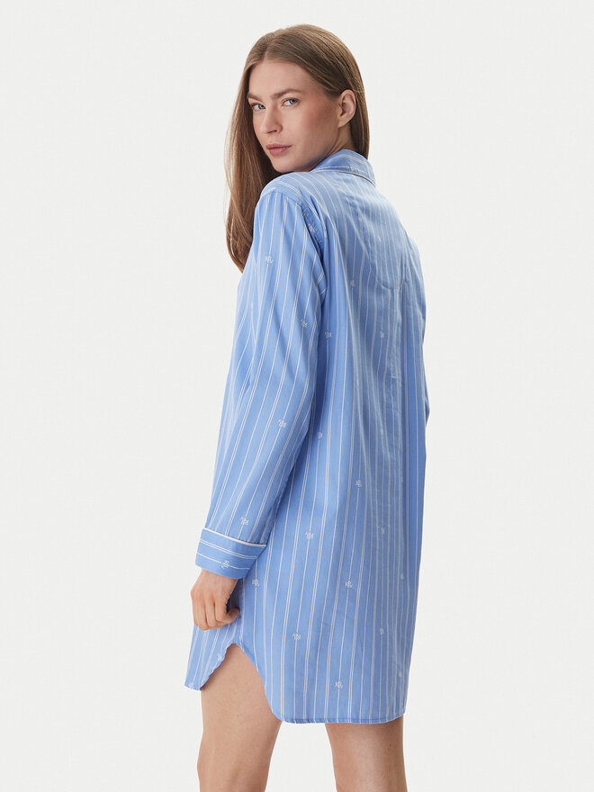 LAUREN RALPH LAUREN LAUREN RALPH LAUREN Нічна сорочка ILN32490 Голубий Relaxed Fit