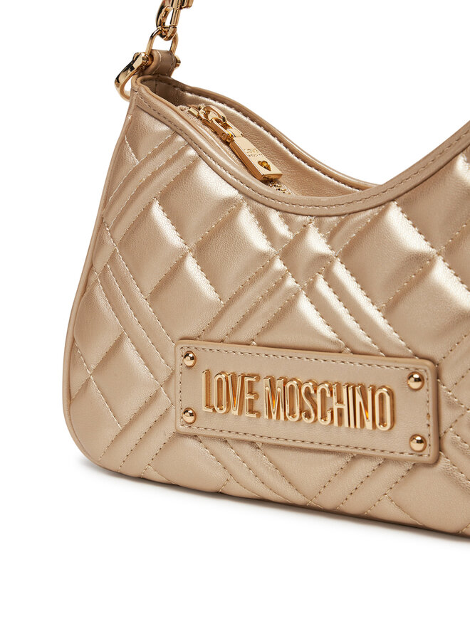 LOVE MOSCHINO Torebka LOVE MOSCHINO JC4152PP1MLA196A Złoty