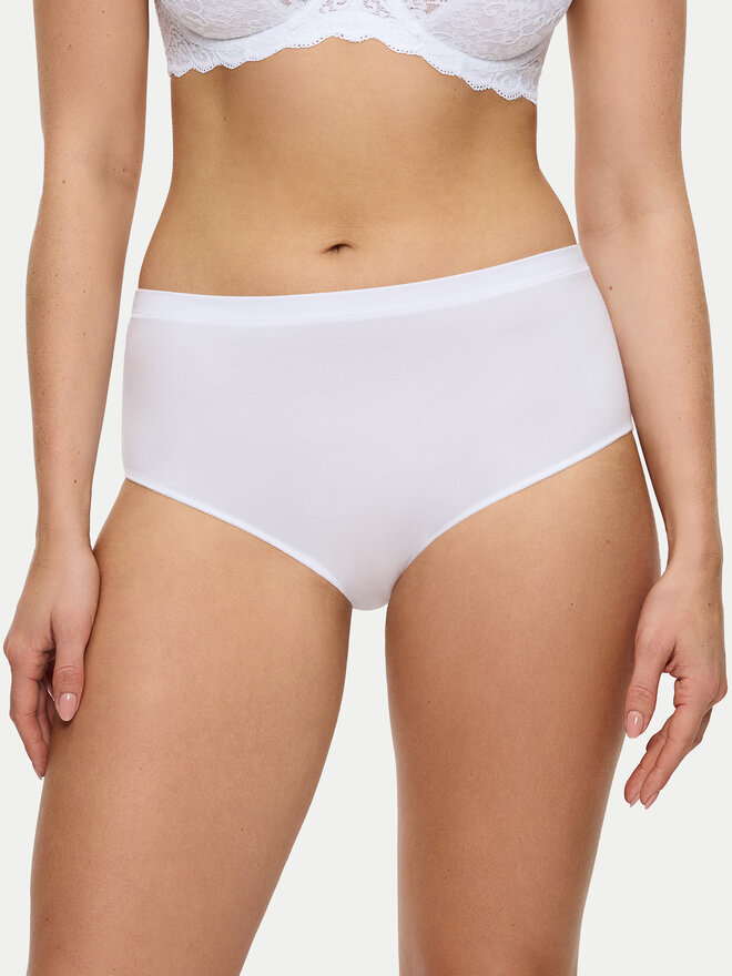 Triumph Triumph Klassischer Damenslip mit hoher Taille Sense Of Modal 10224787 Weiß