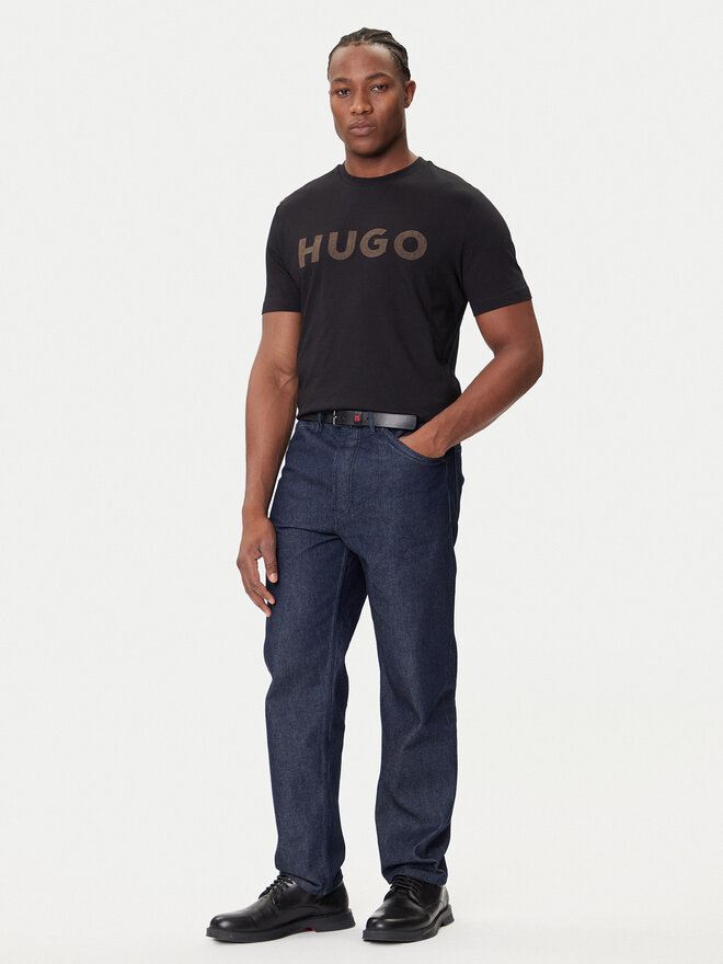 HUGO HUGO Camiseta Dulivio 50542737 Negro Regular Fit