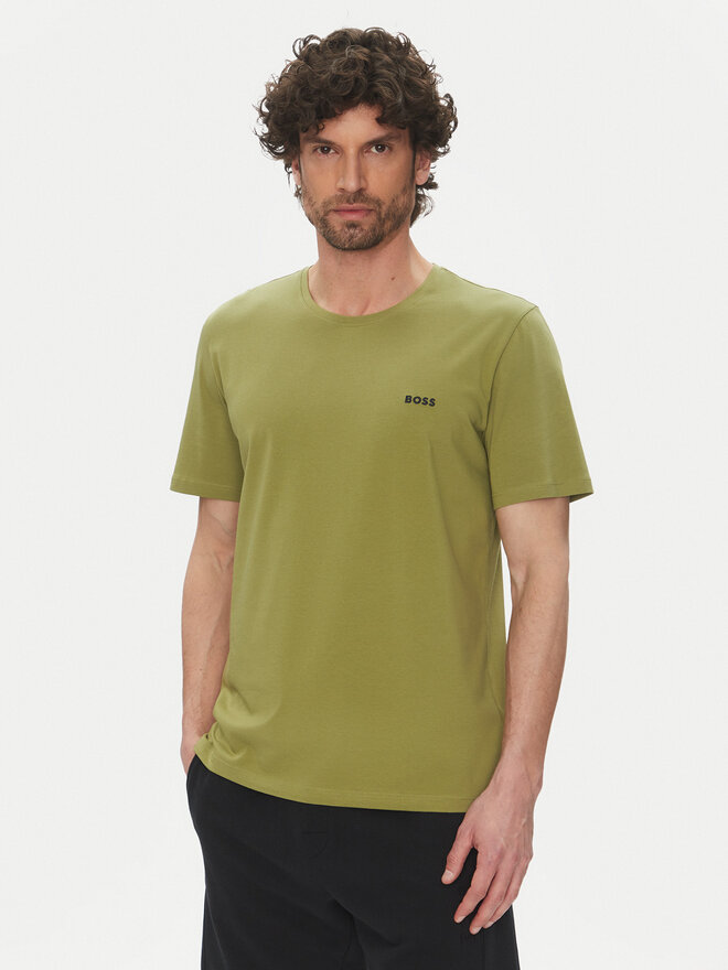 BOSS BOSS Camiseta Mix&Match 50515312 Verde Regular Fit