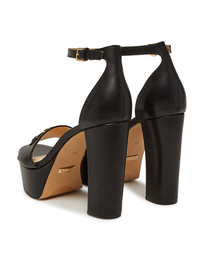 Guess Sandały Guess FLJSET LEA03 Czarny